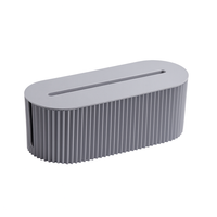 DA444 ORGANIZER PUDEŁKO NA KABLE SZARY