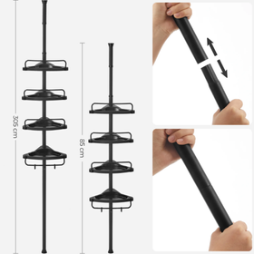 AG982A PÓŁKA ŁAZIENKOWA TELESKOPOWA