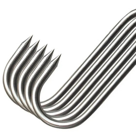 20 HAKÓW Wędzarniczych Haczyki Wędzarskie Typ S 13cmx2mm srebrne 