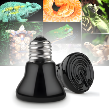 Żarówka grzewcza na podczerwień do terrarium 50W E27 – kompaktowa, IR, 230V, nocna