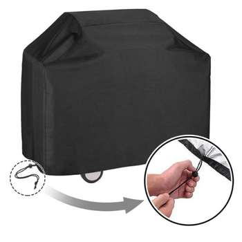 Pokrowiec na grill gazowy 160 cm – wodoodporny, odporny na UV, czarny