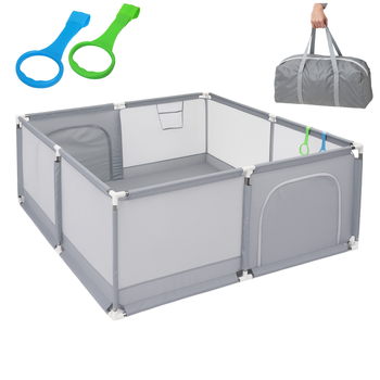 Kojec dla dzieci 200x180 XXL – duży suchy basen z torbą i uchwytami