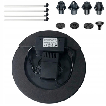Solarna FONTANNA z Pompką do Oczka Wodnego LED RGB 150L/h ZD70G