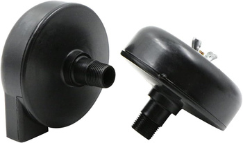 Filtr powietrza do sprężarki 3/8" – czarny, plastikowy, odporny na kurz