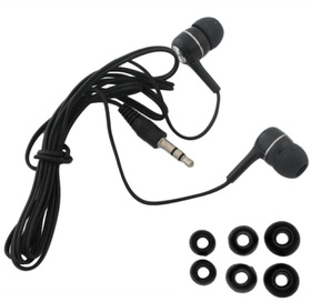 ZS2E SŁUCHAWKI CZARNE + GUMKI 3 KPL.