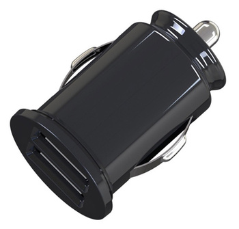 Mini ładowarka samochodowa 2×USB 12V – adapter do zapalniczki