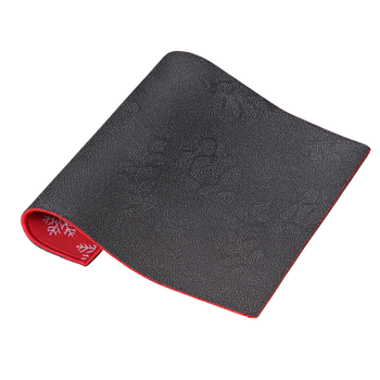 Świąteczna wycieraczka do butów – bałwanek, czerwona, 40×60 cm