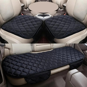 3 Pokrowce na przednie fotele samochodu oraz tylną kanapę czarne AG833C