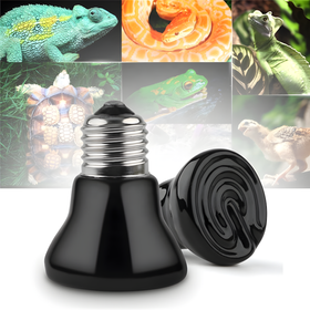 Żarówka grzewcza na podczerwień do terrarium 50W E27 – kompaktowa, IR, 230V, nocna
