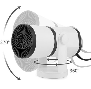 Termowentylator samochodowy 150W 12V nagrzewnica z funkcją chłodzenia
