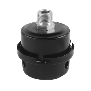 Filtr powietrza do sprężarki – metalowy 3/8" czarny filtr kompresora