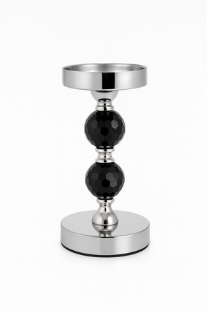 DA191B KOMPLET 3 ŚWIECZNIKÓW CZARNY