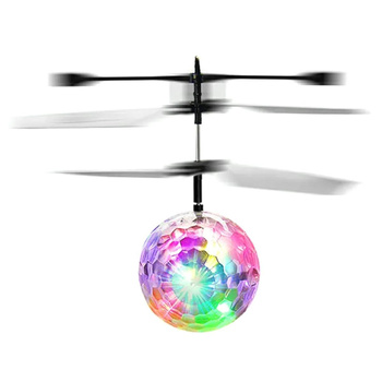 UFO Latająca Kula LED Sterowana Ręką Świecąca Zabawka AG362D 
