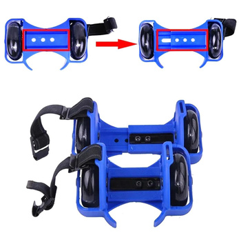 AG234B WROTKI ROLKI ŚWIECĄCE NA BUTY