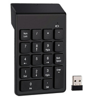Bezprzewodowa KLAWIATURA Numeryczna USB czarna AK86A