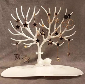 AG119H STOJAK NA BIŻUTERIĘ ROGACZ JELEŃ