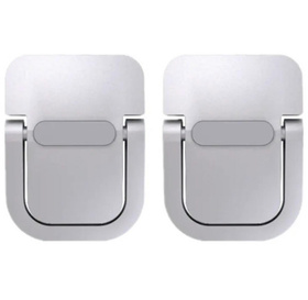 Aluminiowe PODKŁADKI pod Laptopa 2 sztuki srebrne DA161