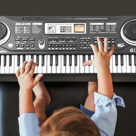 Elektroniczny KEYBOARD z Mikrofonem 61 Klawiszowe Organy AG278D