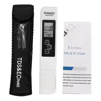 Tester jakości wody TDS EC temp. – cyfrowy miernik z LCD, do filtra, akwarium, studni