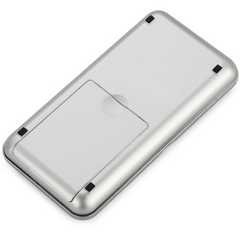Waga jubilerska 500 g precyzyjna 0.1 g z funkcją tarowania i wyświetlaczem LCD, mobilna srebrna