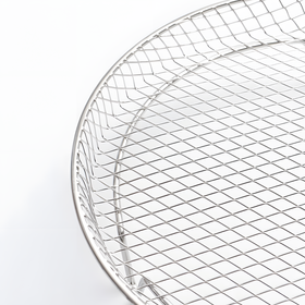 Stalowy ruszt 3-poziomowy do frytkownicy beztłuszczowej Air Fryer – tacki nierdzewne 20,5 cm