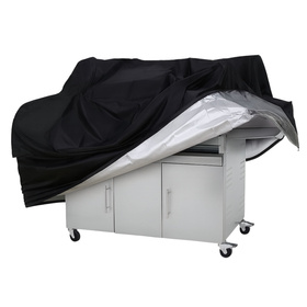 Pokrowiec na grill gazowy 160 cm – wodoodporny, odporny na UV, czarny