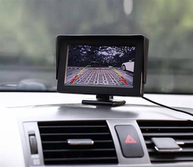 WYŚWIETLACZ LCD do Samochodowej Kamery Cofania 4,3'' 12V AK331 