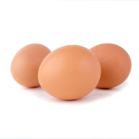 Zestaw 25 szt. sztucznych jaj dla kur – podkładowe, plastikowe, brązowe, 5,3 cm – lekkie