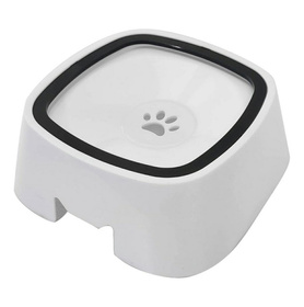 Pojemna Miska dla Kota – Zapobiega Rozlewaniu, Łatwe Czyszczenie, Estetyczny Wygląd, 1L biała AG926