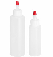 BUTELKI do DEKORACJI Tortów Ciast Zestaw 2 Pojemników białe