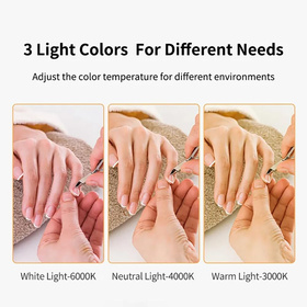 Profesjonalna lampa LED Moon 36W do salonu kosmetycznego, manicure, tatuażu
