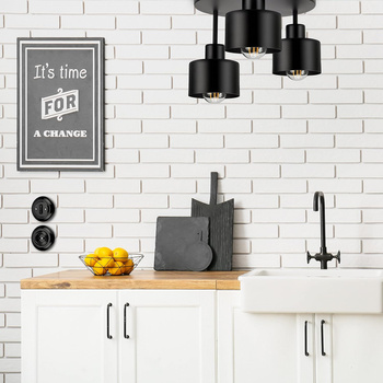 ZD177 WISZĄCA LAMPA SUFITOWA 3xE27