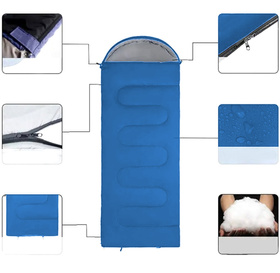 BQ26E ŚPIWÓR TURYSTYCZNY MUMIA NIEBIESKI
