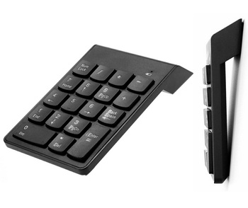 Bezprzewodowa KLAWIATURA Numeryczna USB czarna AK86A