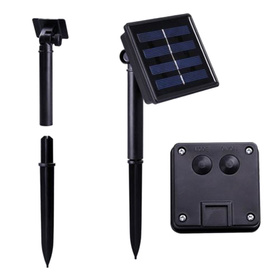 Ogrodowa GIRLANDA Solarna 20x LED 485 cm RGB czarna ZD69E