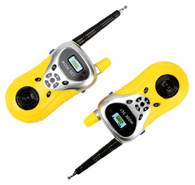 2x WALKIE TALKIE Krótkofalówka Komunikator do 100m 2sztuki żółty AG490