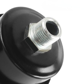 Filtr powietrza do sprężarki – metalowy 3/8" czarny filtr kompresora