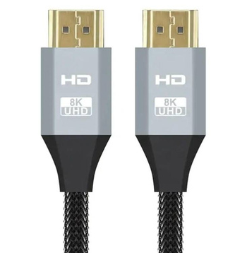 Kabel HDMI - HDMI 8K 19-pin UHD 2.1 200cm szary HD40A