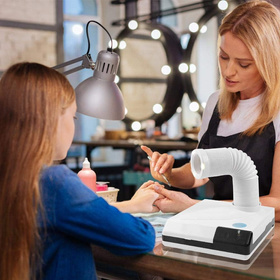 Profesjonalny pochłaniacz pyłu 60W z lampą LED – elastyczna rura 360°, filtr wymienny, manicure