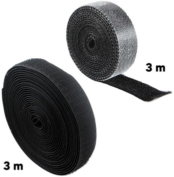 AG736C ORGANIZER TAŚMA RZEP 3M CZARNY