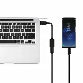 Kabel przejściówka USB-A na USB-C 60W 10Gb/s – szybkie ładowanie PD, długość 19 cm