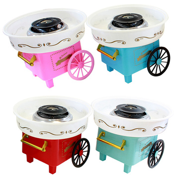 Maszyna do Waty Cukrowej 500W +10 patyczków Szybka Idealna na Przyjęcia i Domowe Wydarzenia różowa 