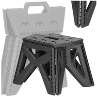 DA540 SKŁADANY STOŁEK CZARNY