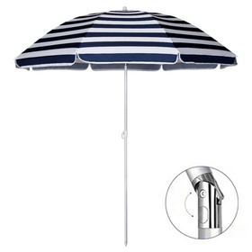 Parasol plażowy XXL 160 cm składany, regulowany – przeciwsłoneczny, na balkon, ogród, taras 