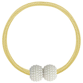 Klamra magnetyczna do zasłon i firan – elegancka, mocna i dyskretna dekoracja okien złota AG701G