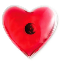 Żelowy OGRZEWACZ do RĄK Serce kieszonkowy czerwony AG279