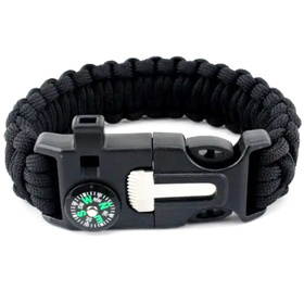 DA99 BRANSOLETKA SURVIVAL 5W1 BLACK