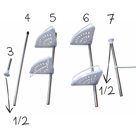 AG982A PÓŁKA ŁAZIENKOWA TELESKOPOWA