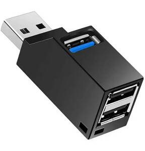 Aktywny HUB USB 3 portowy 2x 2.0 oraz 1x3.0 czarny AK337