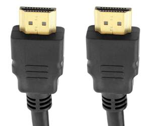 Kabel HDMI-HDMI 1.4a 8D Ethernet Gold 150cm czarny HD2A